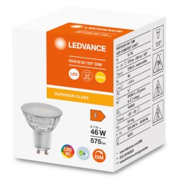 Ledvance/Osram Bombilla LED Spot GU10 6,7W 575Lm 2700K 120º IP20 Regulable