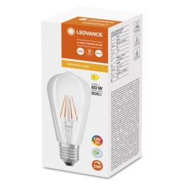 Ledvance/Osram Bombilla LED \"Classic\" E27 5,8W 806Lm 4000K 300º IP20 Regulable