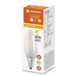 Ledvance/Osram Bombilla LED \"Classic\" E14 3,4W 470Lm 4000K 300º IP20 Regulable