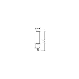 Lámpara LED Ledvance/DULUX G24d 1 5W 600Lm 4000K 120º IP20