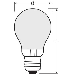 Ledvance/Osram Bombilla LED \"Classic\" E27 11W 1521Lm 2700K 300º IP20 Regulable