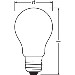 Ledvance/Osram Bombilla LED \"Classic\" E27 7,5W 1055Lm 2700K 300º IP20 Regulable