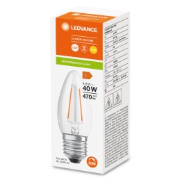 Ledvance/Osram Bombilla LED \"Classic\" E27 4,8W 470Lm 2700K 300º IP20 Regulable