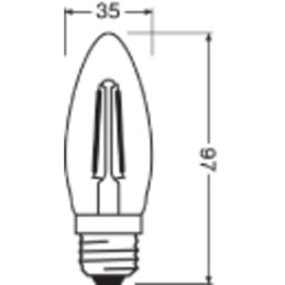 Ledvance/Osram Bombilla LED \"Classic\" E27 4,8W 470Lm 2700K 300º IP20 Regulable