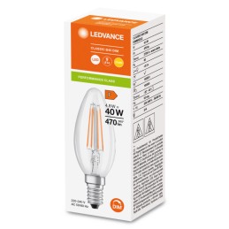 Ledvance/Osram Bombilla LED \"Classic\" E14 4,8W 470Lm 2700K 300º IP20 Regulable