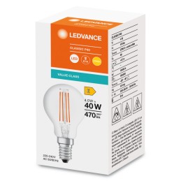 Ledvance/Osram Bombilla LED \"Classic\" E14 4W 470Lm 2700K 300º IP20