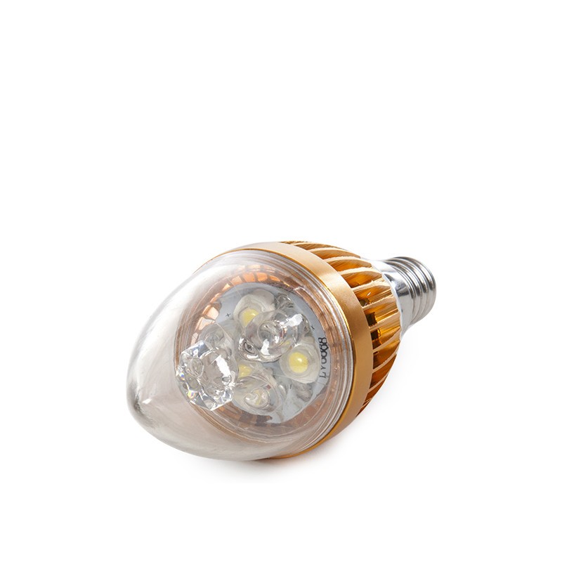 Bombilla LED E14 3W 240Lm 6000ºK 12VAC/Dc 40.000H [JL-12V-E14-3W-CW]