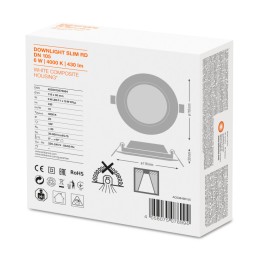 Downlight LED LEDVANCE   6W 430Lm 4000K 120º IP20