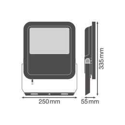 Foco Proyector LED Ledvance   80W 8800Lm 3000K 100 x 100º IP65