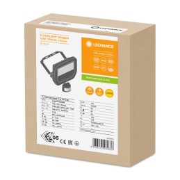 Foco Proyector LED Ledvance   10W 1100Lm 3000K 100 x 100º IP65 Sensor