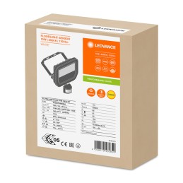 Foco Proyector LED Ledvance   10W 1100Lm 3000K 100 x 100º IP65 Sensor
