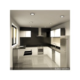 Plafón LED 12W 930Lm 6000ºK Circular Cromado 40.000H [GR-MZMD01C-12W-CW]