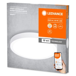 Plafón LED Ledvance \"Smart\"   22W 1800Lm 3000…6500K 110º IP20 Regulable