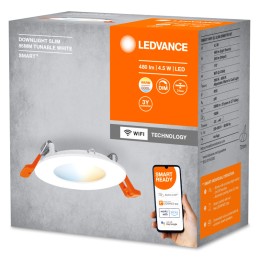 Downlight LED Ledvance \"Smart\"   4,5W 240Lm 3000…6500K 110º IP20 Regulable