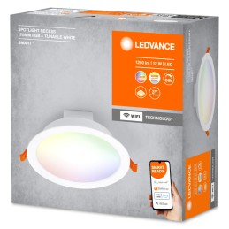 Downlight LED Ledvance \"Smart\"   12W 1000Lm 2700…6500K 110º IP20 Regulable