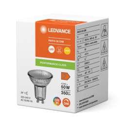 Ledvance/Osram Bombilla LED Spot GU10 4,5W 350Lm 3000K 36º IP20 Regulable