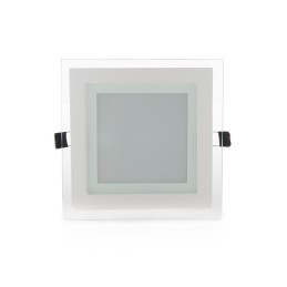 Foco Downlight LED 12W 900Lm 6000ºK Cuadrado   Cristal 40.000H [GR-MB02-12W-CW]