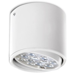 Foco Downlight LED de  Superficie 12W 1123.2Lm 3000ºK 40.000H [HO-DOWNSUP12W-W-WW]