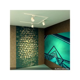 Foco de Carril LED 9W 900Lm CRI85 6000ºK \"Bailey\" Monofásico 40.000H [PL-218039-CW-W]