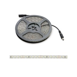Tira de 600 LEDs 60W 5.500Lm CRI85 6000ºK SMD2835 24VDC IP65 x5M 40.000H [GR-RDT2835-120-24-IP65-CW]-Blanco Frío