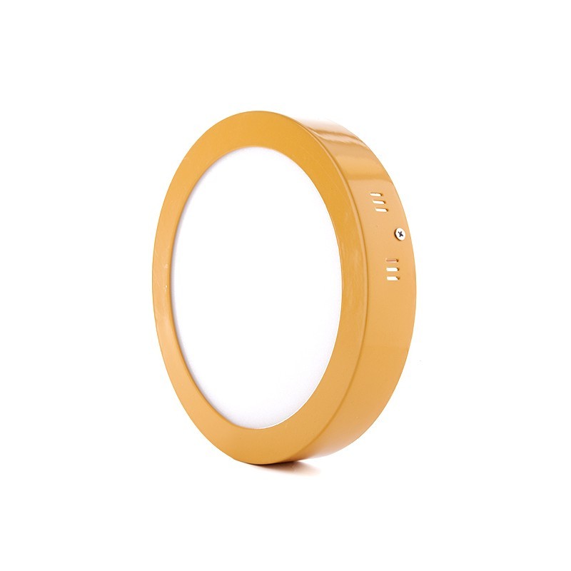 Plafón LED 18W 1357Lm  3000ºK Circular Amarillo 40.000H [HO-JM18WR-Y-WW]