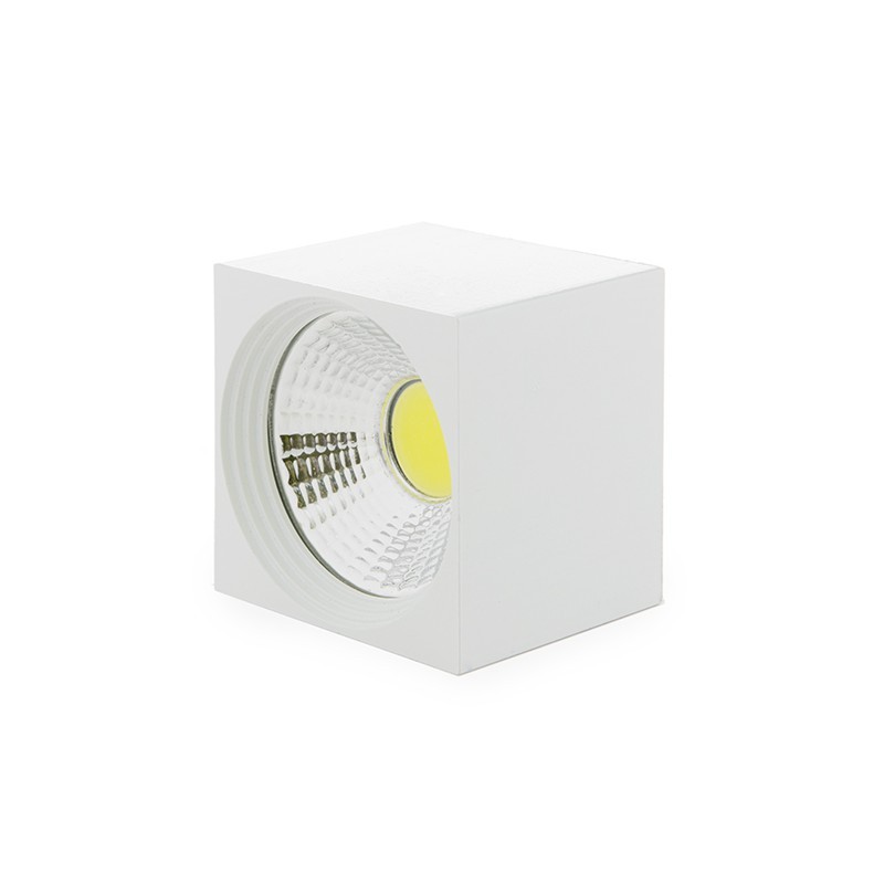 Foco Downlight LED de Superficie 3W 270Lm 6000ºK Cuadrado 40.000H [BF-MZ3002-3W-W-CW]