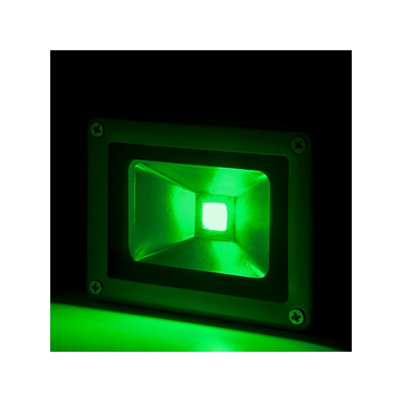 Foco Proyector LED 10W 850Lm IP65 Brico Verde 40.000H [BQFS11510-G]