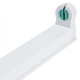 Luminaria Aluminio Eco 1 X Tubo LED T8 120Cm
