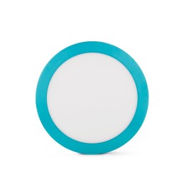 Plafón LED 18W 1357Lm  3000ºK Circular Azul 40.000H [HO-JM18WR-BU-WW]