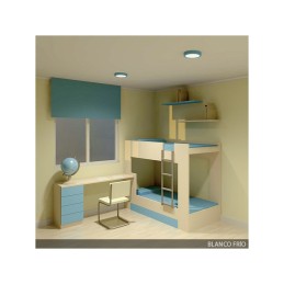 Plafón LED 18W 1357Lm  3000ºK Circular Azul 40.000H [HO-JM18WR-BU-WW]