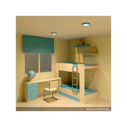 Plafón LED 18W 1357Lm  3000ºK Circular Azul 40.000H [HO-JM18WR-BU-WW]