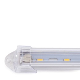 Luminaria 6W 388 3000ºK  Aluminio 1 x T8 60Cm 40.000H [KD-147-4X1_5W-ARM-WW]