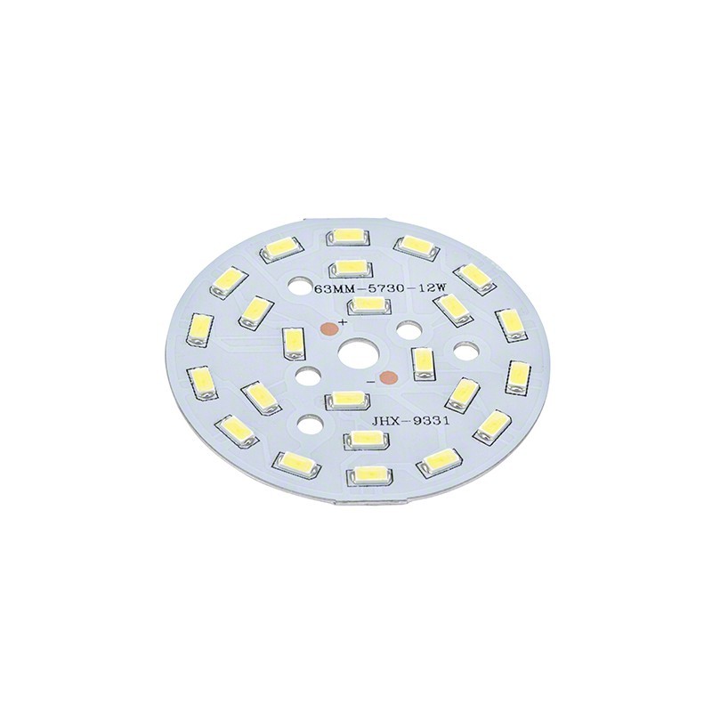 Módulo 12W 1.200Lm 6000ºK 24 LEDs Ø65Mm 50.000H [CH-PCBA12W-CW]