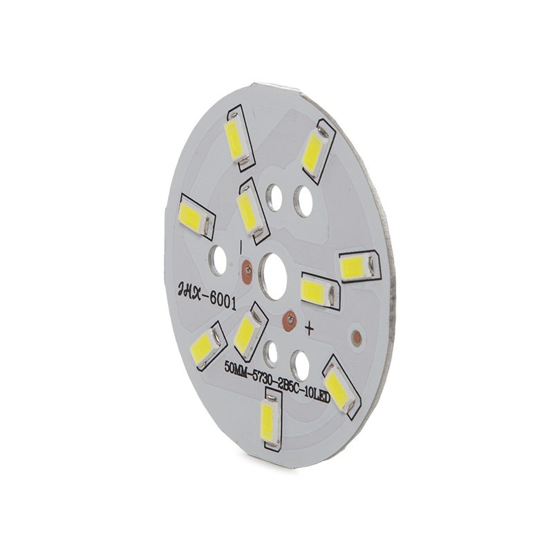 Módulo 5W 500Lm 6000ºK 10 LEDs Ø50Mm 50.000H [CH-PCBA5W-CW]
