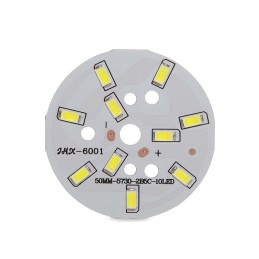 Módulo 5W 500Lm 6000ºK 10 LEDs Ø50Mm 50.000H [CH-PCBA5W-CW]