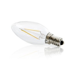Bombilla LED E14 2W  144Lm 2000ºK Filamento 40.000H [JTX-J14DHA22-WW]