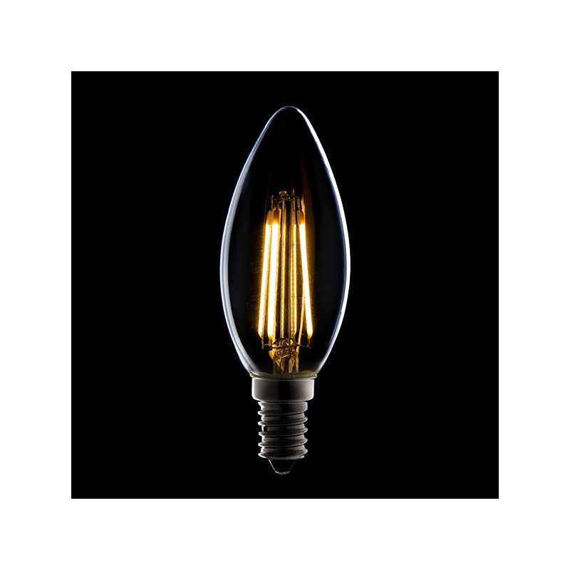 Bombilla LED E14 4W  273Lm 2000ºK Filamento 40.000H [JTX-J14DHA42-WW]