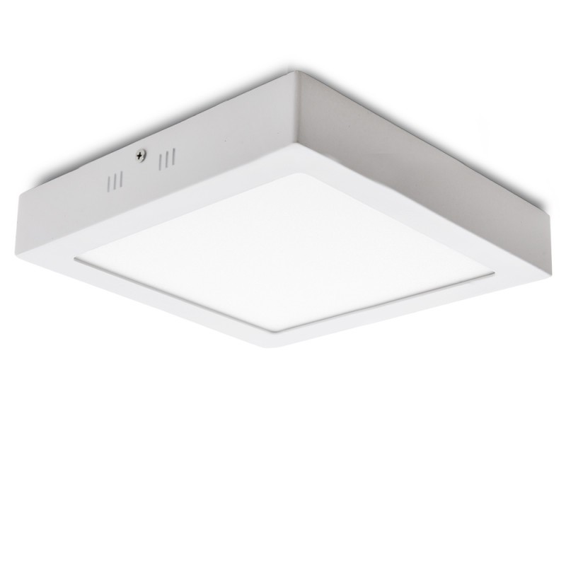 Plafón LED 24W 1.900Lm 6000ºK Cuadrado 40.000H [HO-PLAF-R-24W-CW]