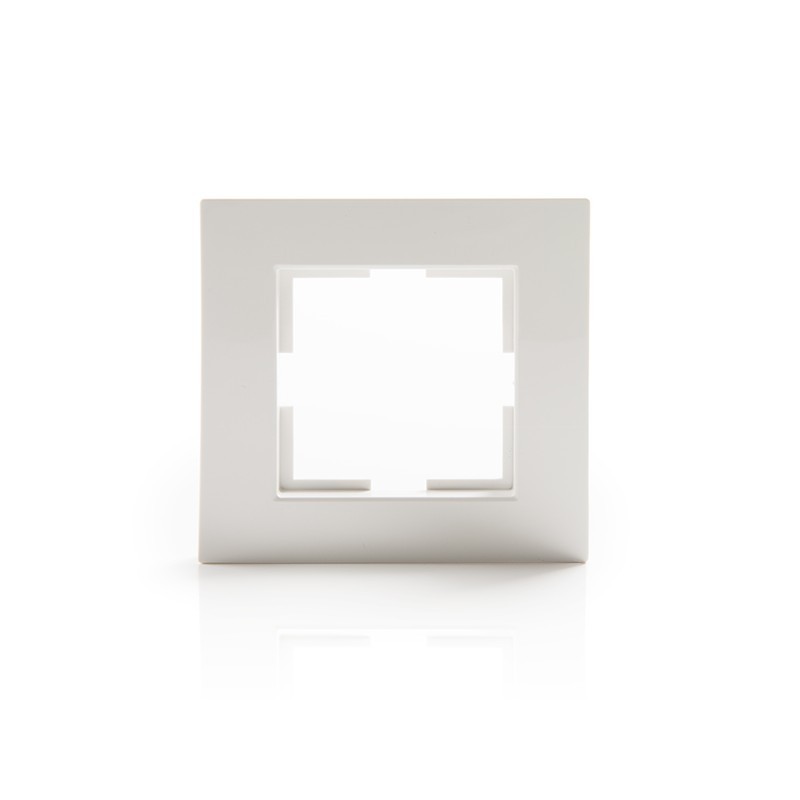 Marco 1 Elemento Panasonic Karre Tecnopolímero Blanco