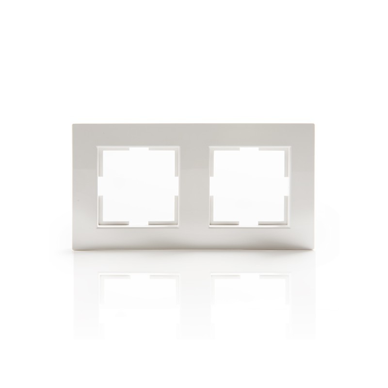 Marco 2 Elementos Panasonic Karre Horizontal/Vertical Tecnopolímero Blanco