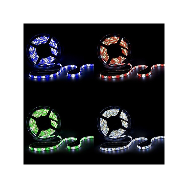 Tira de 360 LEDs 72W 4.200Lm 6000ºK SMD5050 RGB-Blanco Frío x5M 40.000H [CA-RGBW-5050-IP65]-Blanco Frío