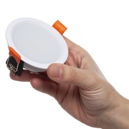 Foco Downlight LED 3W  240Lm 4200ºK Marco Blanco 40.000H [PCE-DL3W-W-W]