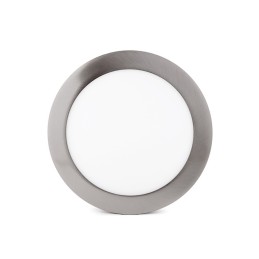 Plafón LED 18W 1.300Lm 6000ºK Circular Niquel Satinado 50.000H [GL-PL-SM18RN-CW]