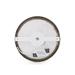 Plafón LED 18W 1.300Lm 6000ºK Circular Niquel Satinado 50.000H [GL-PL-SM18RN-CW]