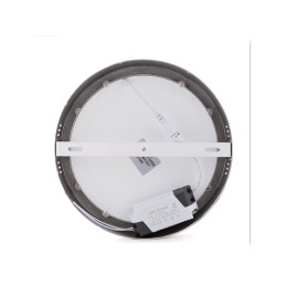 Plafón LED 18W 1.440Lm 6000ºK Circular Cromado 40.000H [GR-MZMD01C-18W-CW]