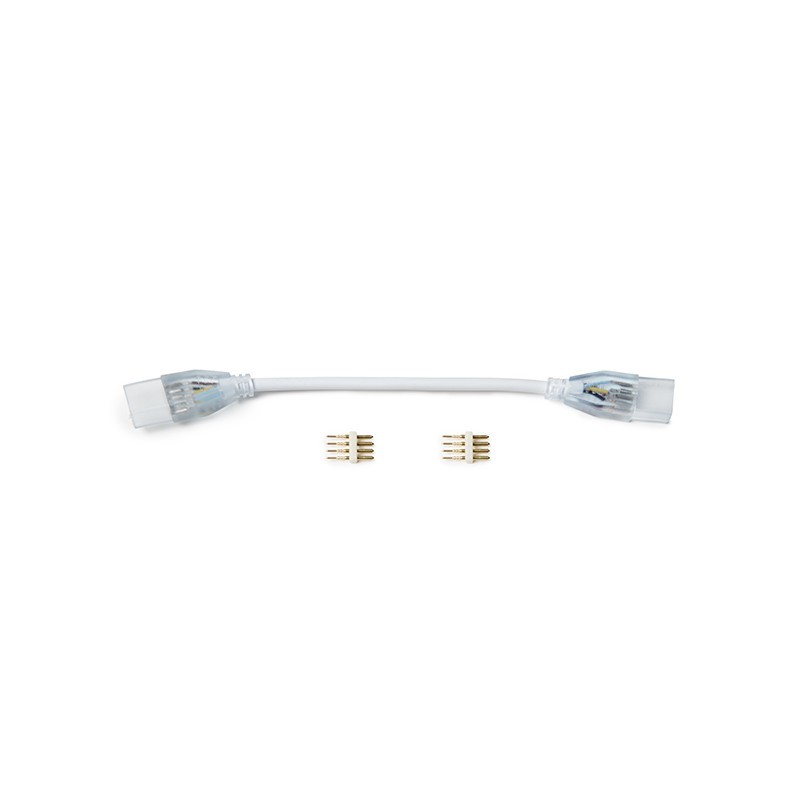 Cable Conector 2 Tiras LEDs 220VAC RGB