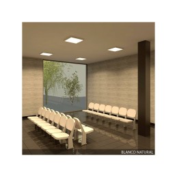 Plafón LED 36W 2.700Lm 6000ºK Cuadrado 40.000H [GR-MZMD02-36W-CW]