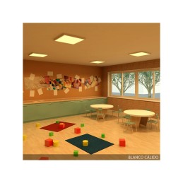 Plafón LED 48W 3.600Lm 6000ºK Cuadrado 40.000H [GR-MZMD02-48W-CW]