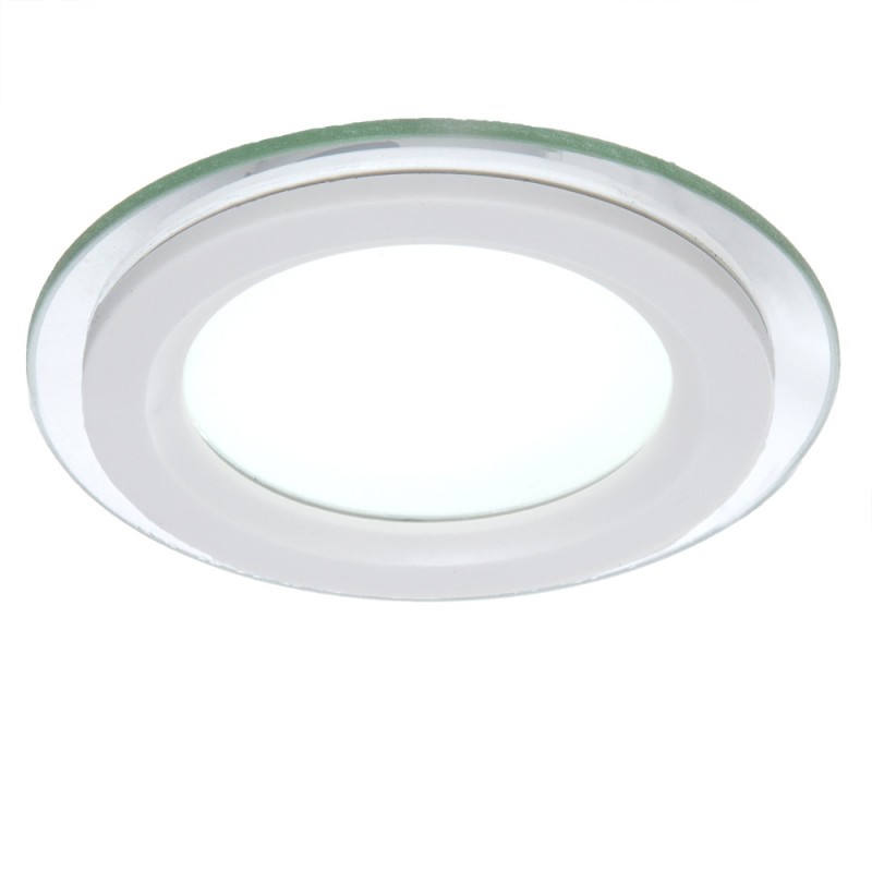 Foco Downlight LED 6W 450Lm 6000ºK Circular   Cristal Ø95Mm 40.000H [GR-MB01-6W-O-CW]