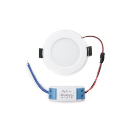 Foco Downlight LED 6W 450Lm 6000ºK Circular   Cristal Ø95Mm 40.000H [GR-MB01-6W-O-CW]